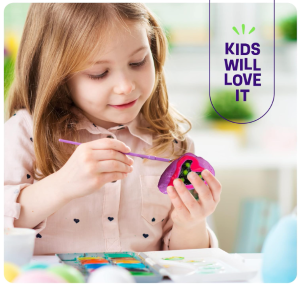 Kids Rock Painting Kit - Glow in The Dark - Arts & Crafts Easter Gifts - Ages 4-12 - Toys Winner