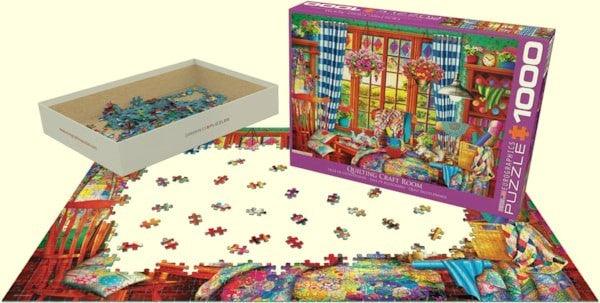Quilting Craft Room Puzzle - 1000 Pieces - Eurographics - Toys Winner