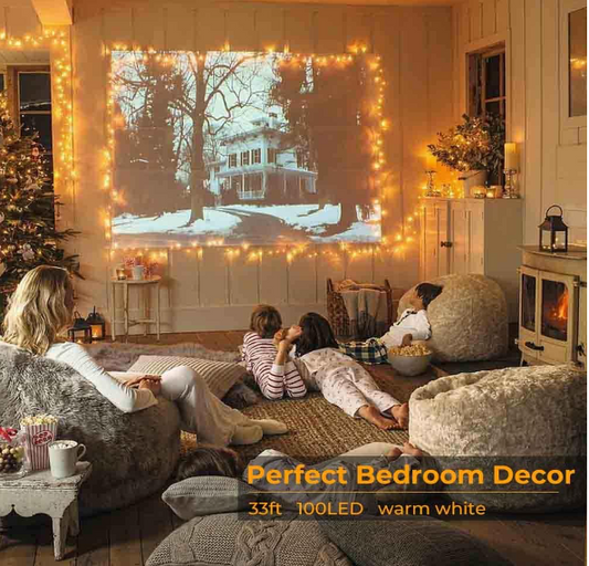 33FT 100LED Warm White Fairy Lights for Bedroom, Twinkle Lights, Wedding Holidays Decoration - Toys Winner