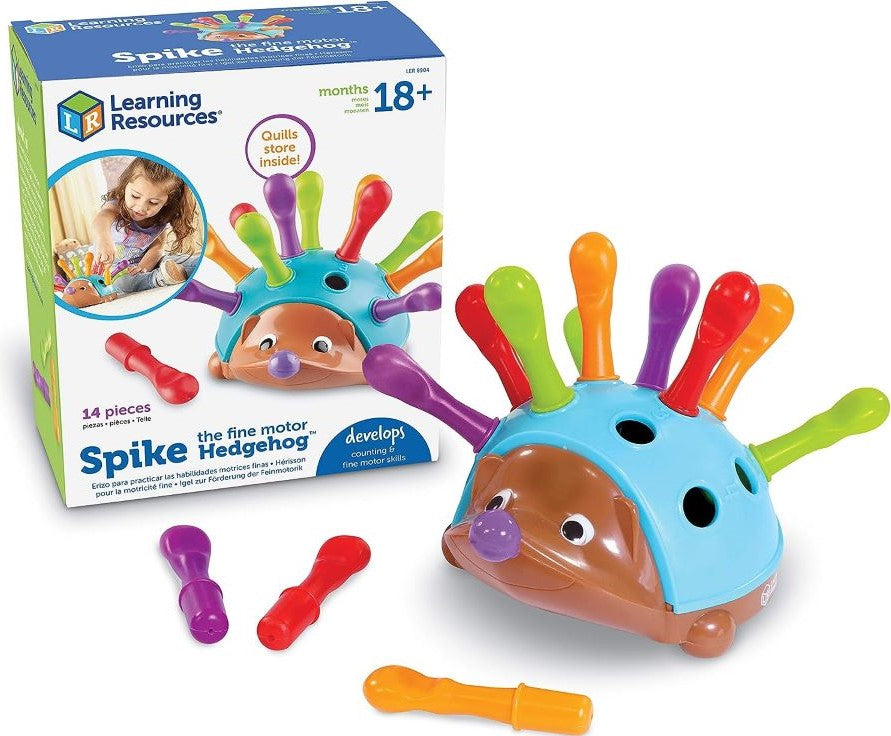 Discover developmental fun with Spike The Fine Motor Hedgehog – Educational Toys for Toddlers, Ages 18 months+. Enhance fine motor skills, color recognition, and cognitive abilities with this inclusive and engaging toy from Learning Resources. Order now for a world of educational play