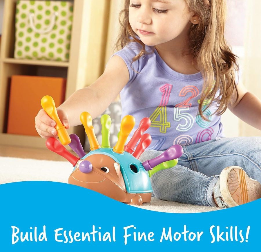 Discover developmental fun with Spike The Fine Motor Hedgehog – Educational Toys for Toddlers, Ages 18 months+. Enhance fine motor skills, color recognition, and cognitive abilities with this inclusive and engaging toy from Learning Resources. Order now for a world of educational play