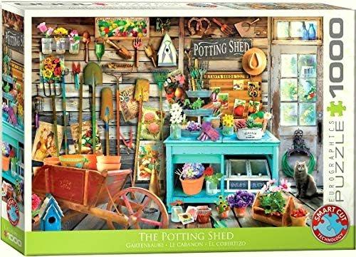 Potting shed puzzle, eurographics, puzzle