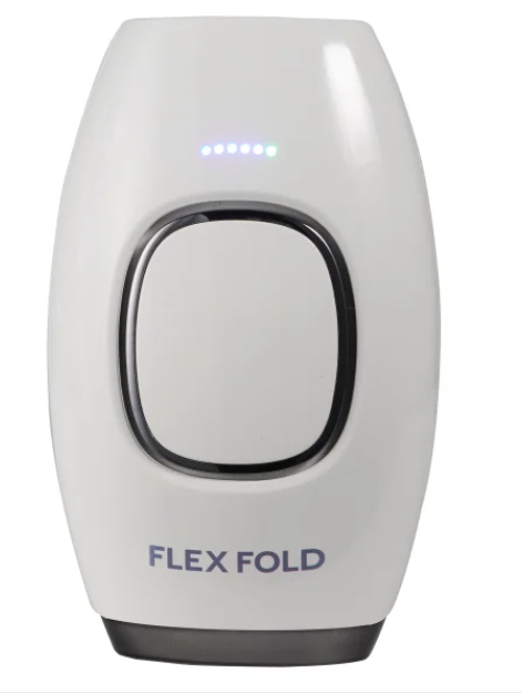 Flex Fold Pro 1000 IPL Medical Certified Hair Removal Device with 500,000 flashes for permanent and painless at-home hair reduction treatments