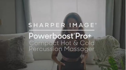 Sharper Image PowerBoost Pro Plus Compact Hot and Cold Percussion Massager