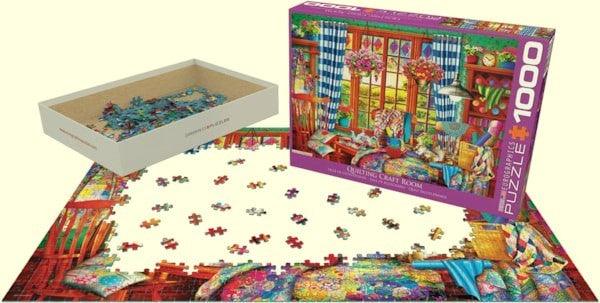 quilting craft room puzzle 1000 pieces 2, eurographics